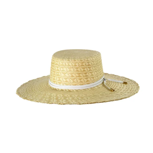 Women's Panama Hats-Sensi Studio Mariposa Frayed Cordovan Long Brim