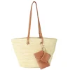 Handbags-Sensi Studio Maxi Oval Straw and Raffia Tote