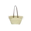 Handbags-Sensi Studio Medium Basket with Frayed Border