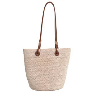 Handbags-Sensi Studio Medium "El Viajero” Woven Straw Bag