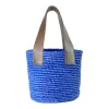 Handbags-Sensi Studio Medium Tote Woven Straw With Leather Handle