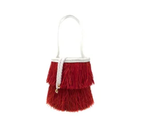 Handbags-Sensi Studio MINI FRAYED BUCKET BASKET