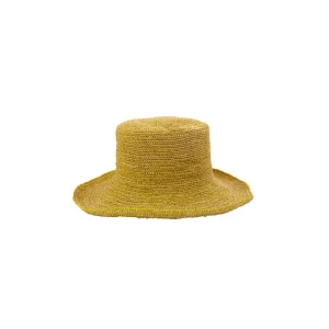 Women's Panama Hats-Sensi Studio Moldeable Crochet Hat With Wire Brim And Mettallic Thread