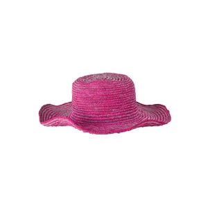 Women's Panama Hats-Sensi Studio Moldeable Crochet Hat With Wire Brim And Mettallic Thread