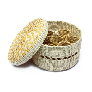 Home-Sensi Studio Napkin Ring in box (set of 6 napkin rings)