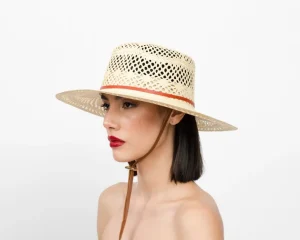 Women's Panama Hats-Sensi Studio Open Weave Cordovan Hat