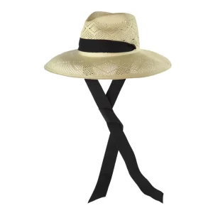 Women's Panama Hats-Sensi Studio Open Weave Hat with Adjustable Band