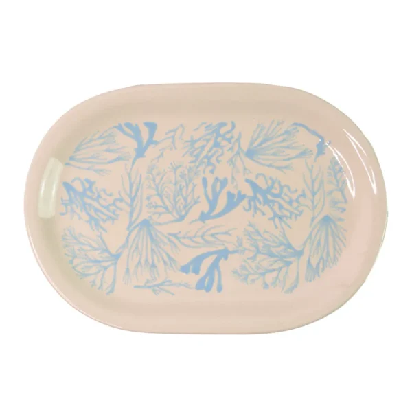 Home-Sensi Studio Oval Platter “Corales de la Isla” (Set of 2)