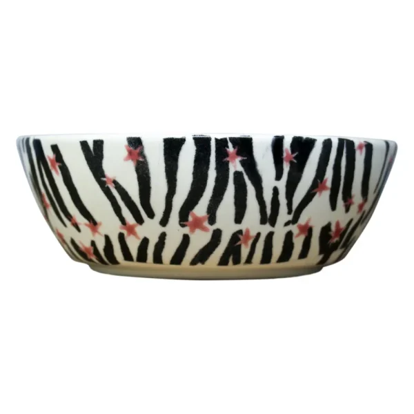 Home-Sensi Studio Pasta Bowl “Estrellas y Zebra”