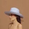 Women's Panama Hats-Sensi Studio Premium Panama Hat Long Brim with Leather