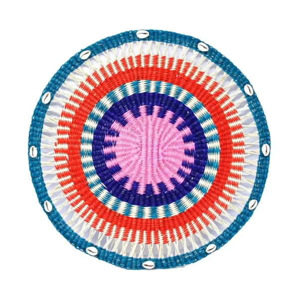 Home-Sensi Studio Round Placemat with shells (Set of 2 Units)