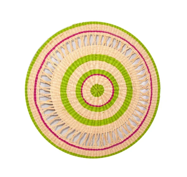 Home-Sensi Studio Round "Verde" Placemat (Set of 4 units)