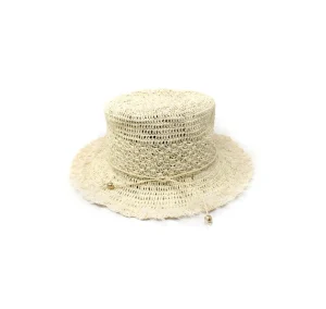 Women's Panama Hats-Sensi Studio Seashells Crochet