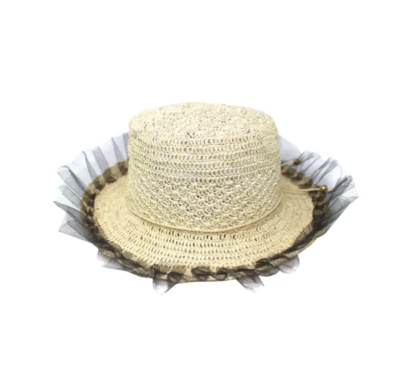 Women's Panama Hats-Sensi Studio Seashells Crochet