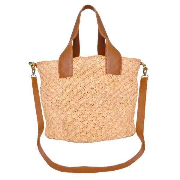 Handbags-Sensi Studio Seashells Soft Maxi Tote with Leather Handle