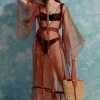 Rtw-Sensi Studio Sheer Maxi Robe