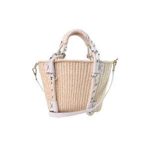 Handbags-Sensi Studio Small Canasta Straw Bag