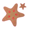 Home-Sensi Studio Star Fish Placemat (Set of 2)