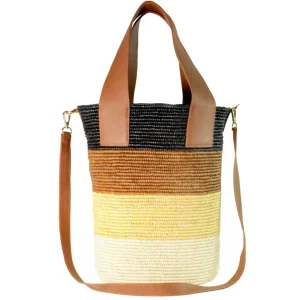 Handbags-Sensi Studio Tall color Block Basket