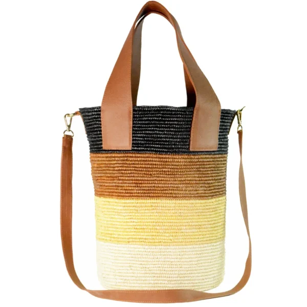 Handbags-Sensi Studio Tall color Block Basket