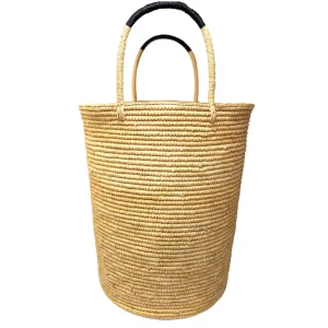 Handbags-Sensi Studio Tall Solid Beach Basket