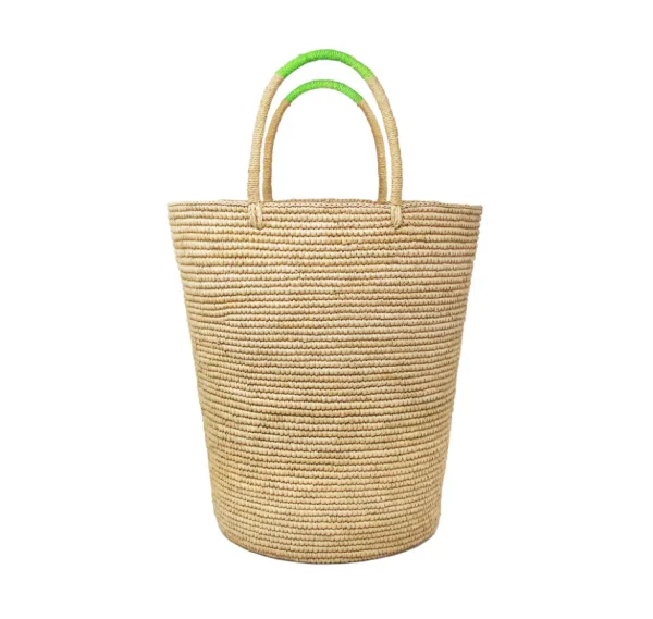 Handbags-Sensi Studio Tall Solid Beach Basket