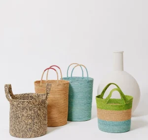 Handbags-Sensi Studio Tall Solid Beach Basket