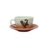 Home-Sensi Studio Tea Cup and Tea Plate “Flores de la Isla”