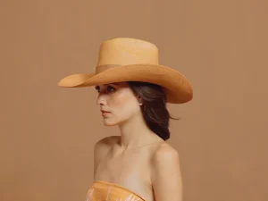 Women's Panama Hats-Sensi Studio Texas Long Brim Hat With Italian Bow