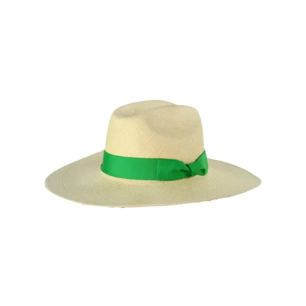 Women's Panama Hats-Sensi Studio Texas Long Brim Hat With Italian Bow