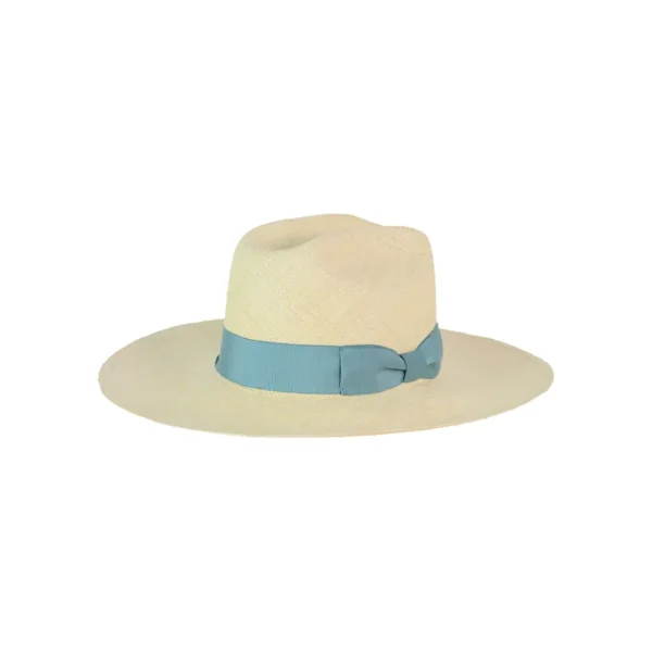 Women's Panama Hats-Sensi Studio Texas Long Brim Hat With Italian Bow