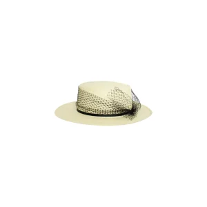 Women's Panama Hats-Sensi Studio Tulle Cordovan Hat